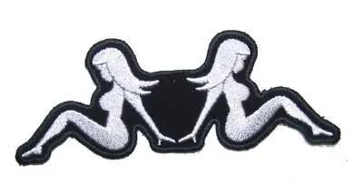 Mud Flag Trucker Girls Embroidered Patch 1
