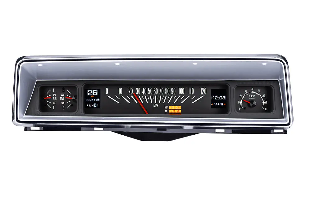 Dakota Digital Rtx Gauges For 1966 - 1967 Chevy Nova 1