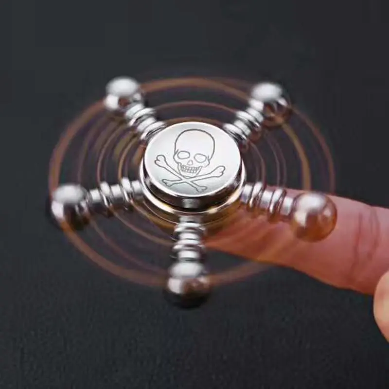 Metal Skull Fidget Spinner 3