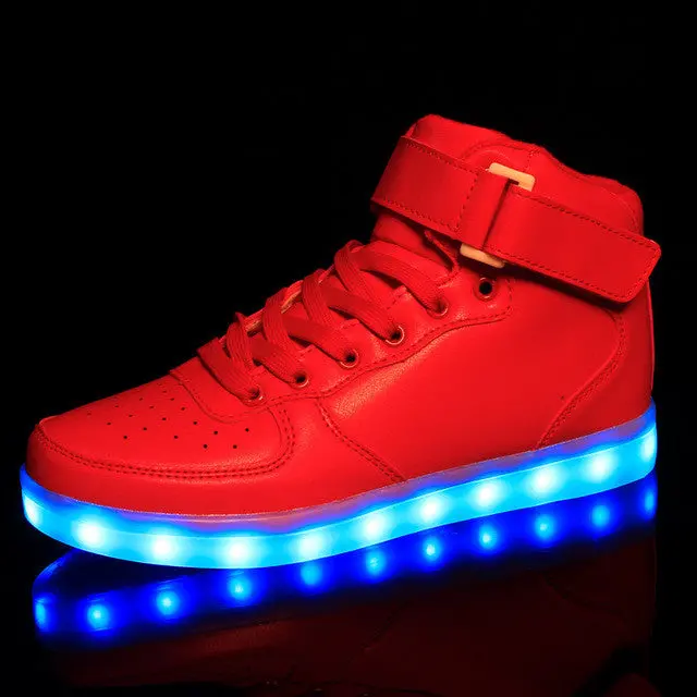 Golden / Silver Led Sneakers - Shoes 4