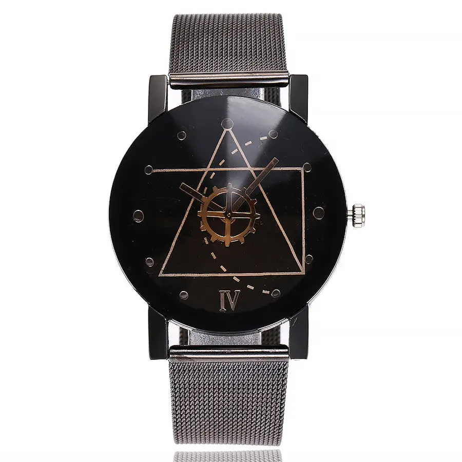 Vansvar Casual Quartz Stainless Steel Band Marble Strap Watch Analog Wrist Watch 5