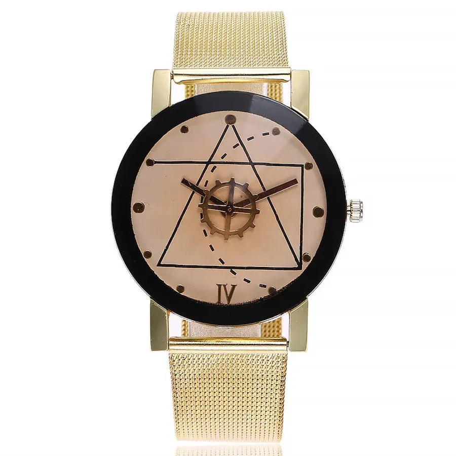 Vansvar Casual Quartz Stainless Steel Band Marble Strap Watch Analog Wrist Watch 2