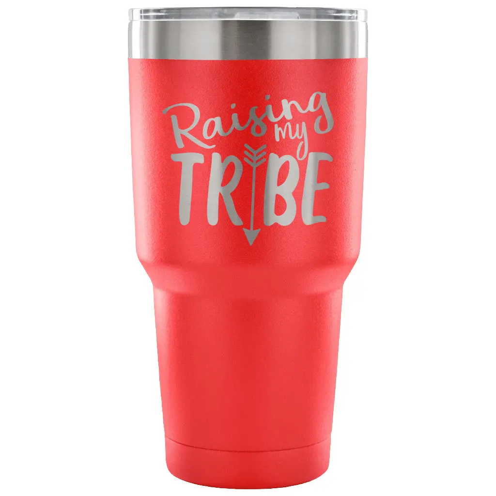 Raising My Tribe 30 Oz Tumbler - Travel Cup, Coffee Mug 4