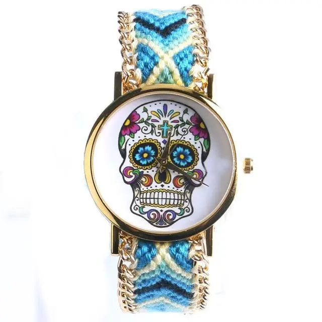 Hand-Knit Sugar Skull Watches 5