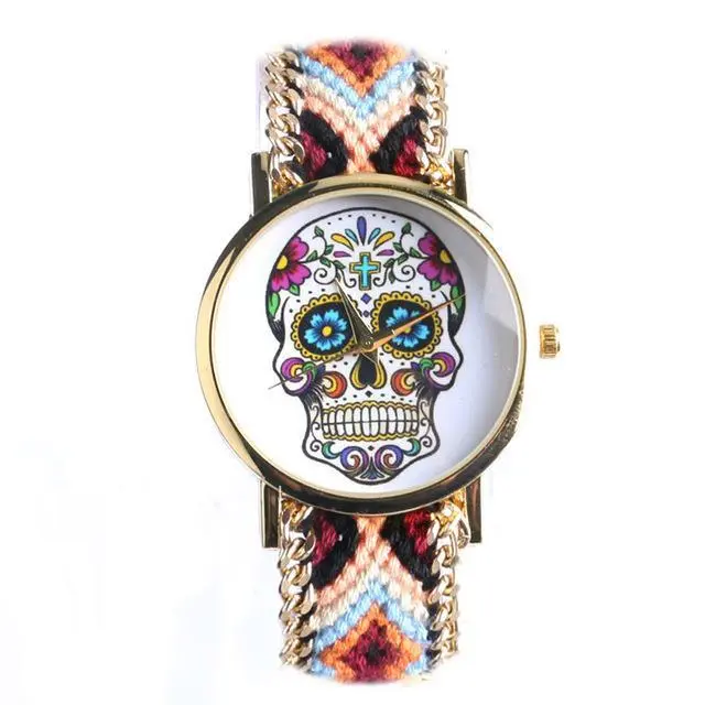 Hand-Knit Sugar Skull Watches 4