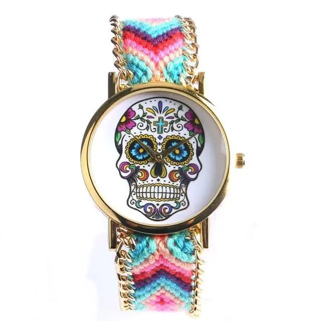 Hand-Knit Sugar Skull Watches 5