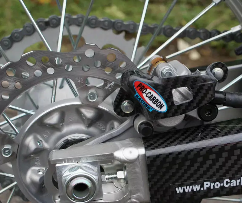 Pro Carbon Honda Rear Caliper Protector All Cr/Crf 2002-2024 1