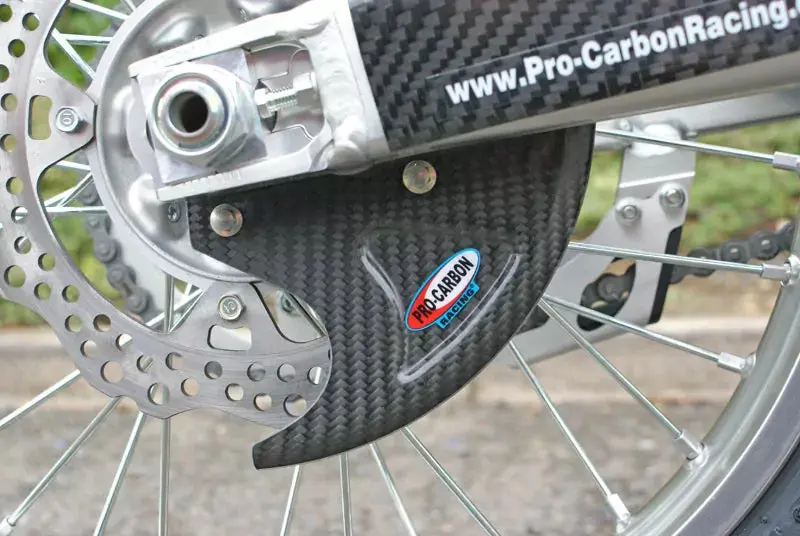 Pro Carbon Honda Rear Disc Guard All Cr/Crf 125 To 450 2002-2024 1