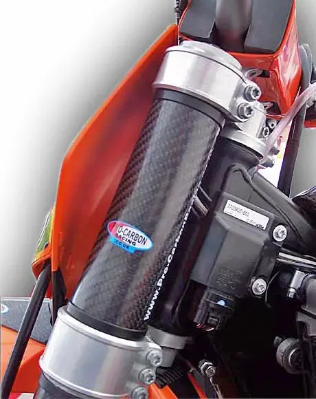 Pro Carbon Honda Top Upper Fork Protectors Crf 250/450 All Years 1