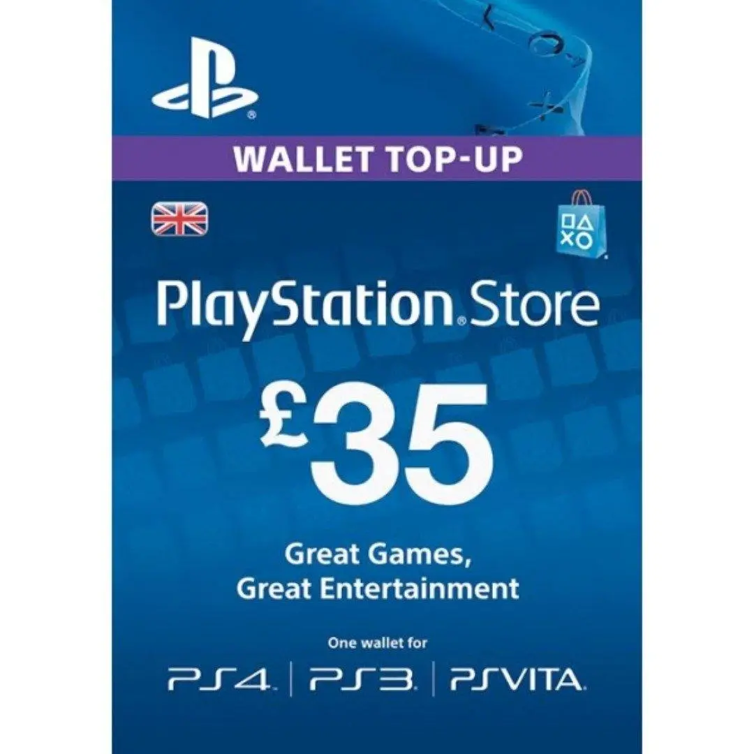 Playstation Network Card - £35 (Ps Vita/Ps3/Ps4) 1