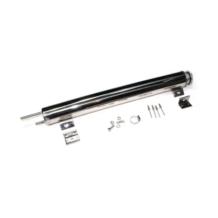<B>Sold Out</B> - New 2” Diameter Stainless Steel Radiator Overflow Tanks 1