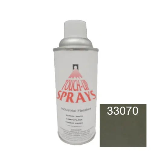 Rapco Touch-Up Sprays - Industrial Finishes - 12 Oz Spray Paint Can - Olive Drab Matte - #33070 1