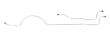 Rear Axle Brake Lines Steel  8 3/4 A-Body 1970-1972 1