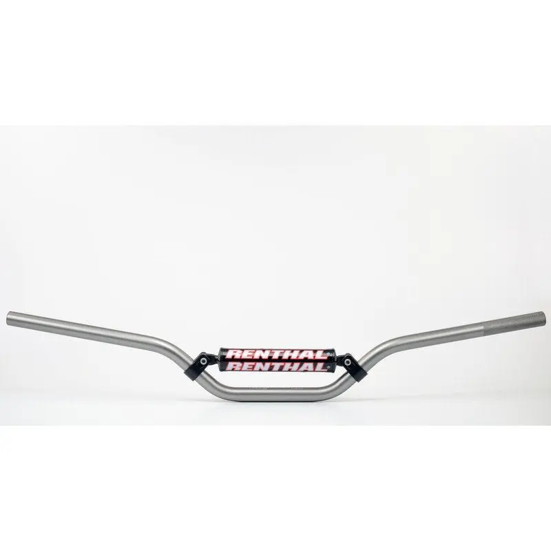 Renthal 660 7/8" Trials Handlebars Silver With Pad 5" High 1