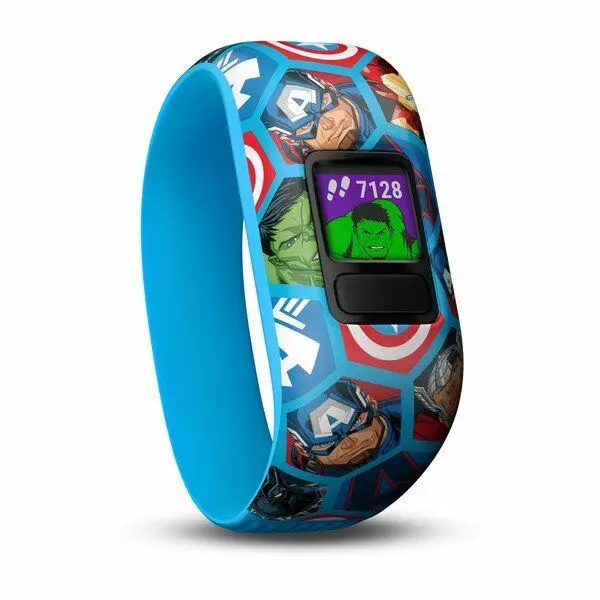 Garmin Vivofit Jr 2 Kids Activity Tracker Stretchy Avengers Band 010-01909-22 753759187064 | Ebay 2