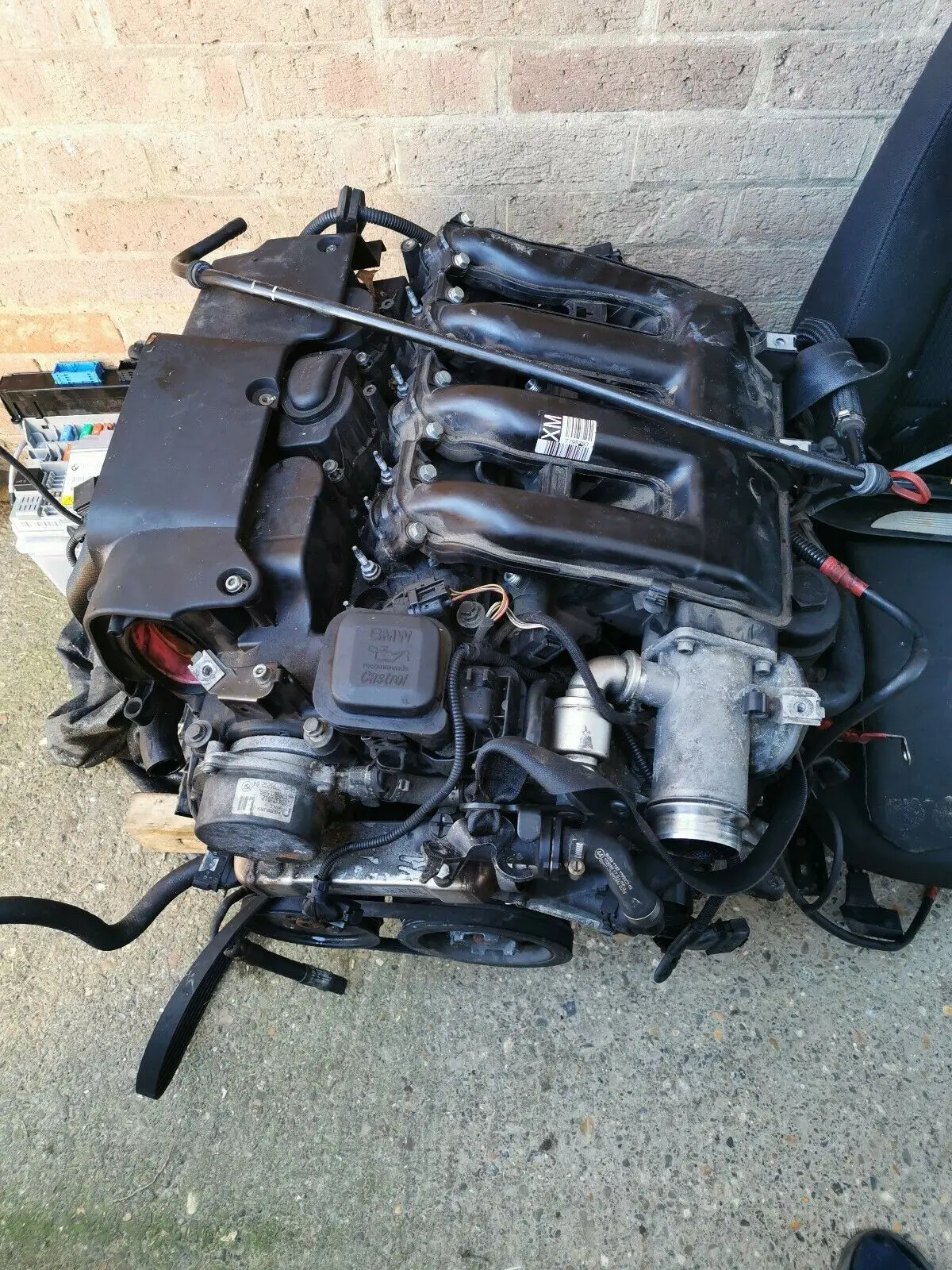 Bmw 1 3 Series E87 E90 E91 M47n2 Engine Code -  204D4  - 120D 320D 163Hp 120Kw  Bare Engine 160K Miles 1