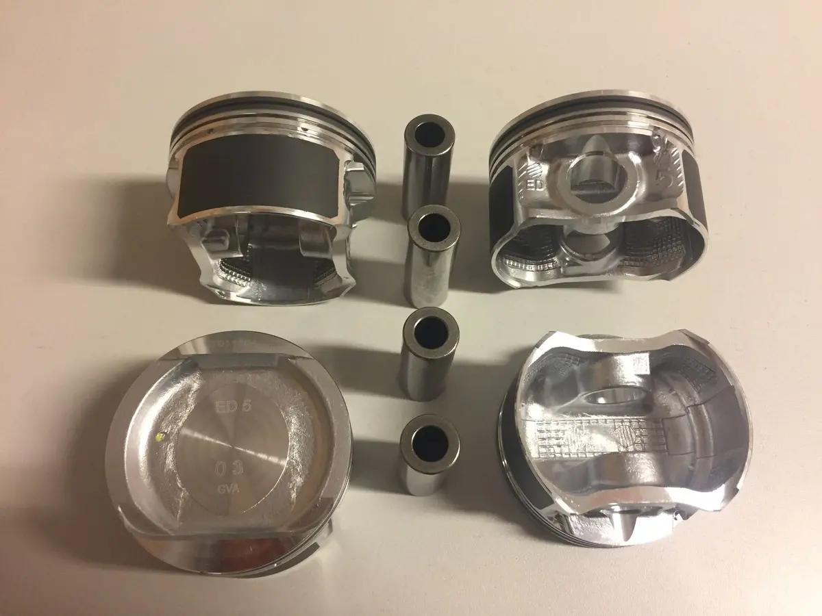 4 New Piston Pistons And Rings 4X Kolben Satz Nissan Evalia Juke F15 Qashqai 1,6 1.6 16V 160 Sr Hr16 Hr16de Neu 1