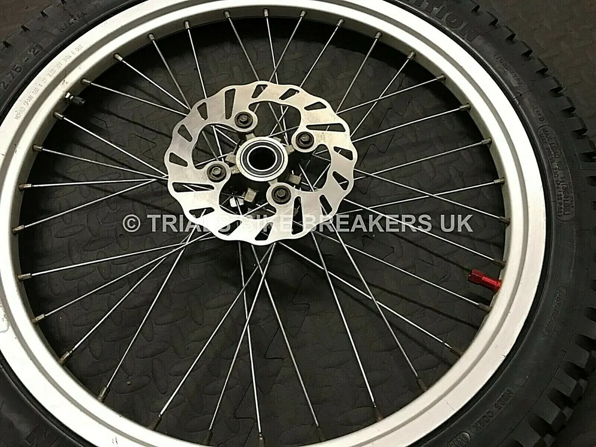 2004>2015 Gas Gas Pro Front Wheel With Disc & Tyre To Fit Marzocchi Forks 2