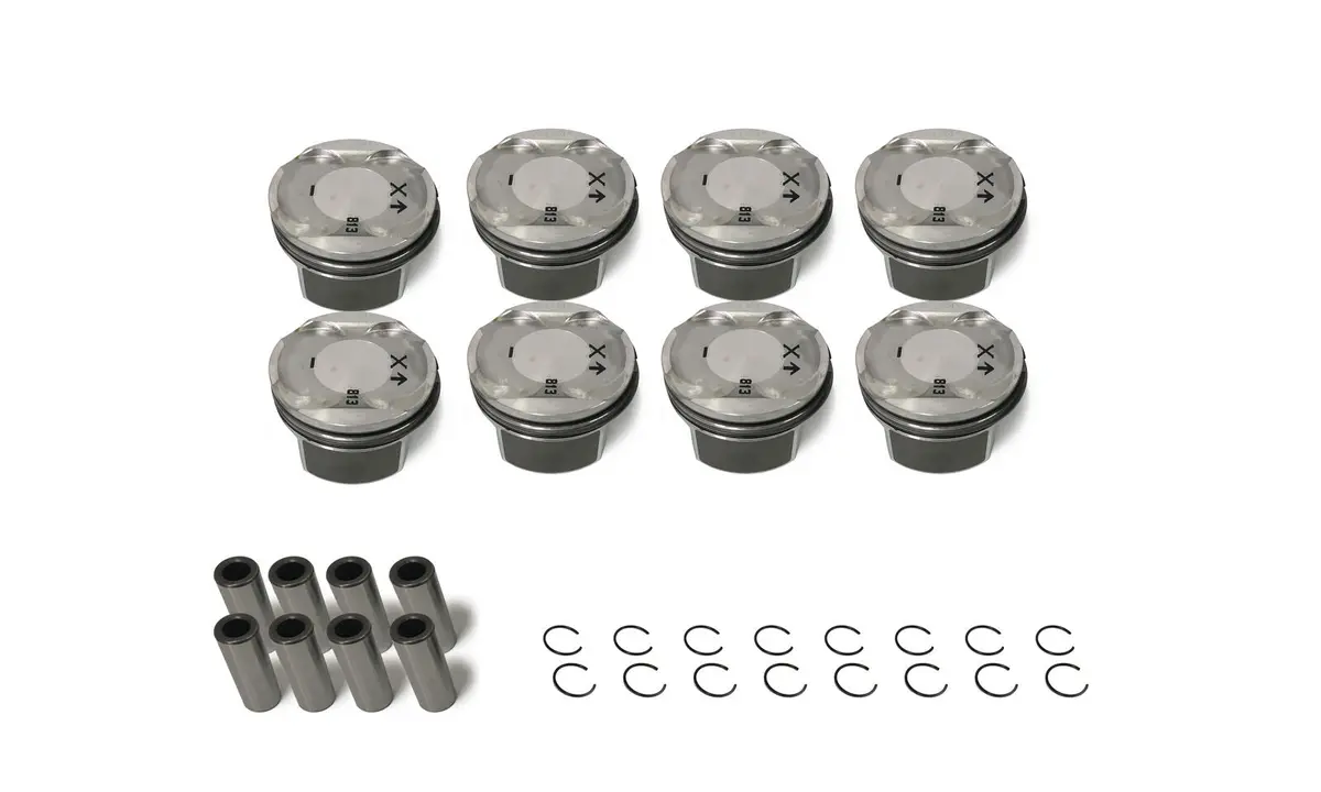8X Piston Set Of Pistons Porsche Cayenne 4,5 S M48.00 48.00 94810303168 1