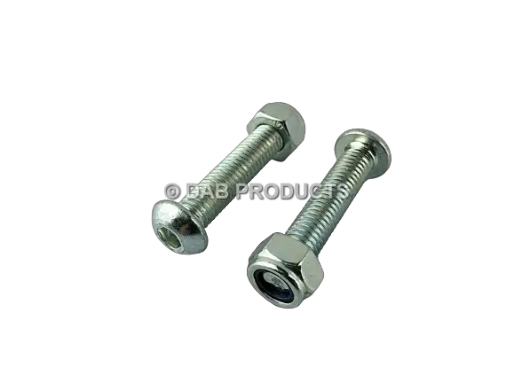 Dab Products Trials Footrests Footpegs Mounting Nut & Bolt Set 2Pc 1