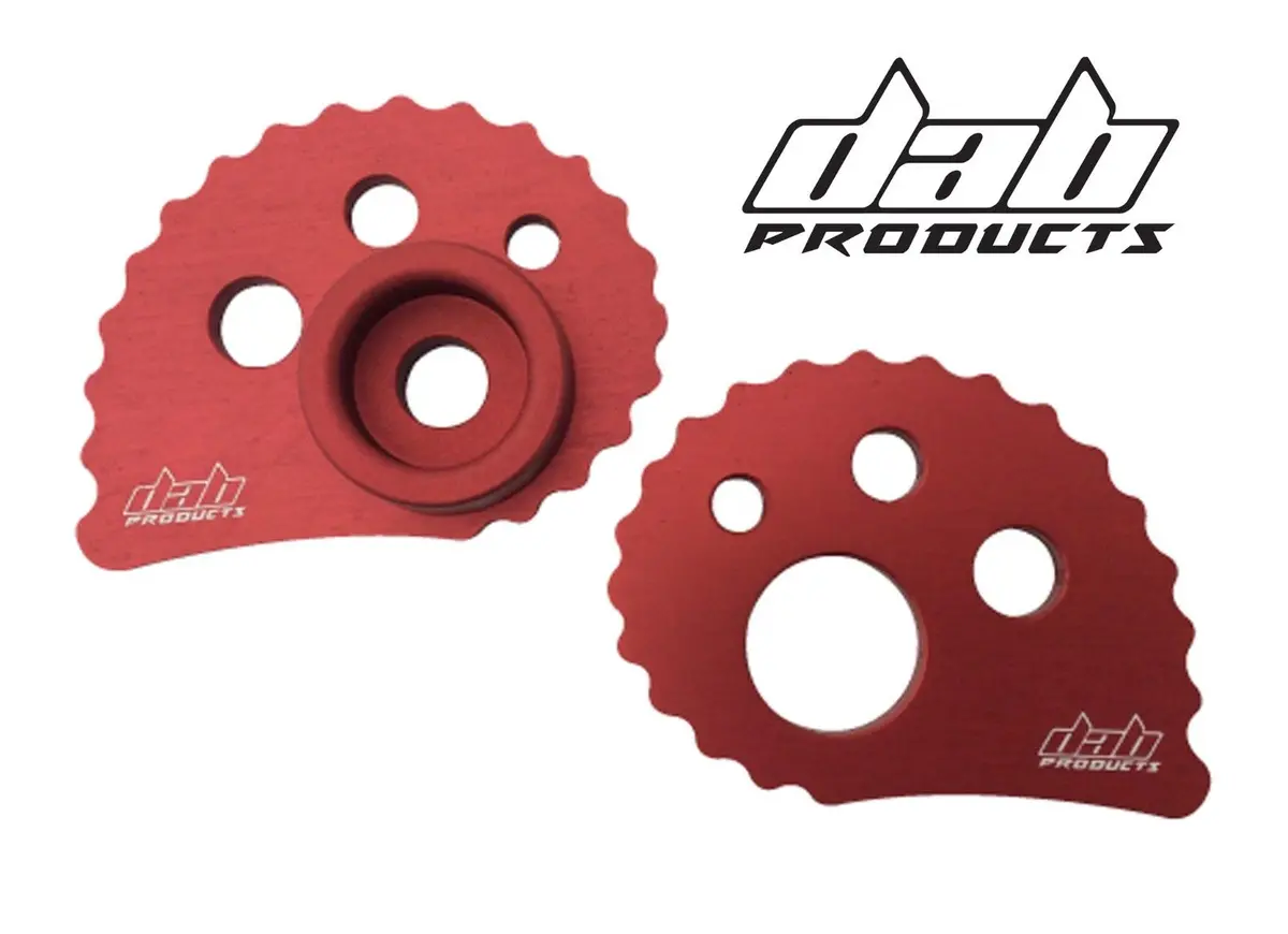 Dab Products 2006-2014 Gas Gas Txt Pro 20Mm Rear Axle Snail Cams 1Pr Red 1