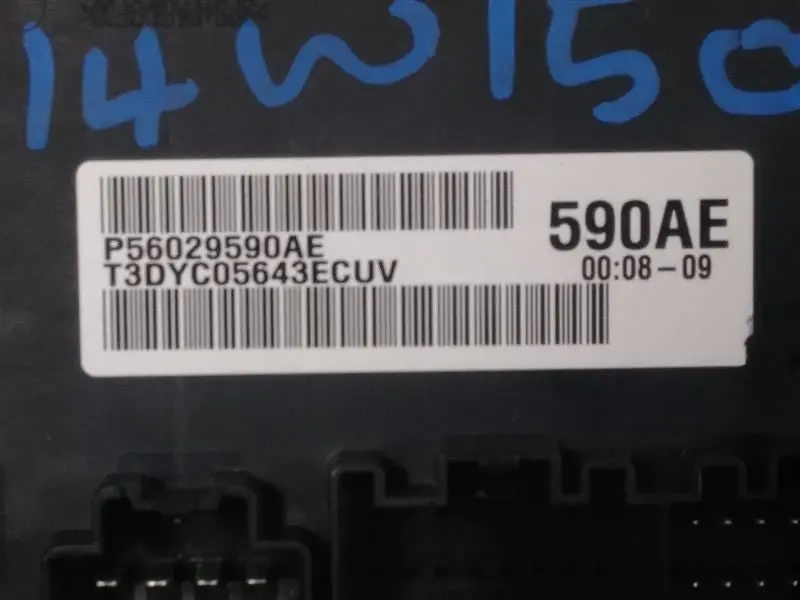 2014 Dodge Ram 1500 Trasnfer Case Control Module. Part Number 56029590Ae 2