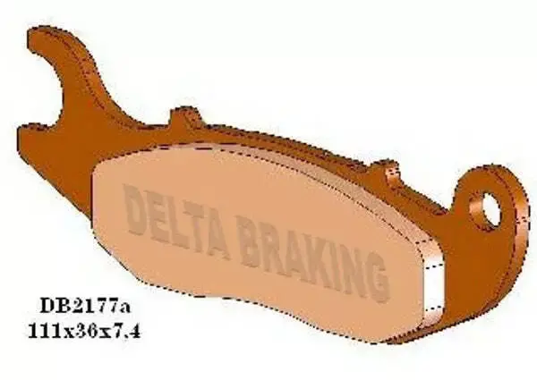 Honda Crf300l Rally Front Brake Pads Delta Db2177 2