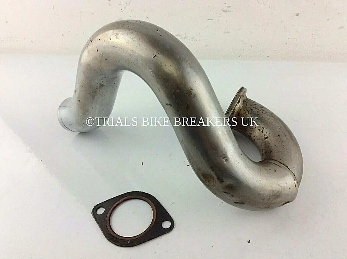 2000-2003 Gas Gas Txt & Edition Chrome Front Header Pipe And Gasket 1