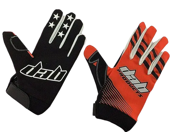 Dab Products Team Trials Gloves 1Pr Red / Black 1