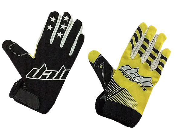 Dab Products Team Trials Gloves 1Pr Yellow / Black 1