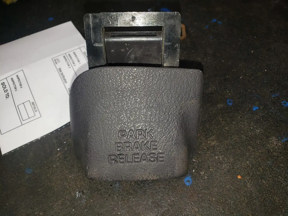 2001 Dodge Ram Agate Parking Brake Release Lever. Part Number Ru38lazaa 1