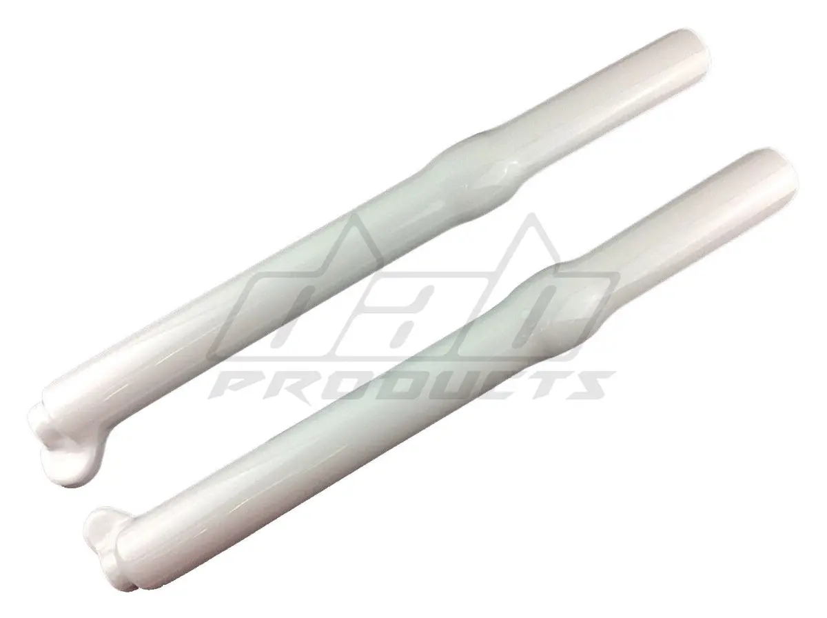 Dab Products Tech Trials Full Length Fork Guards Covers White 1