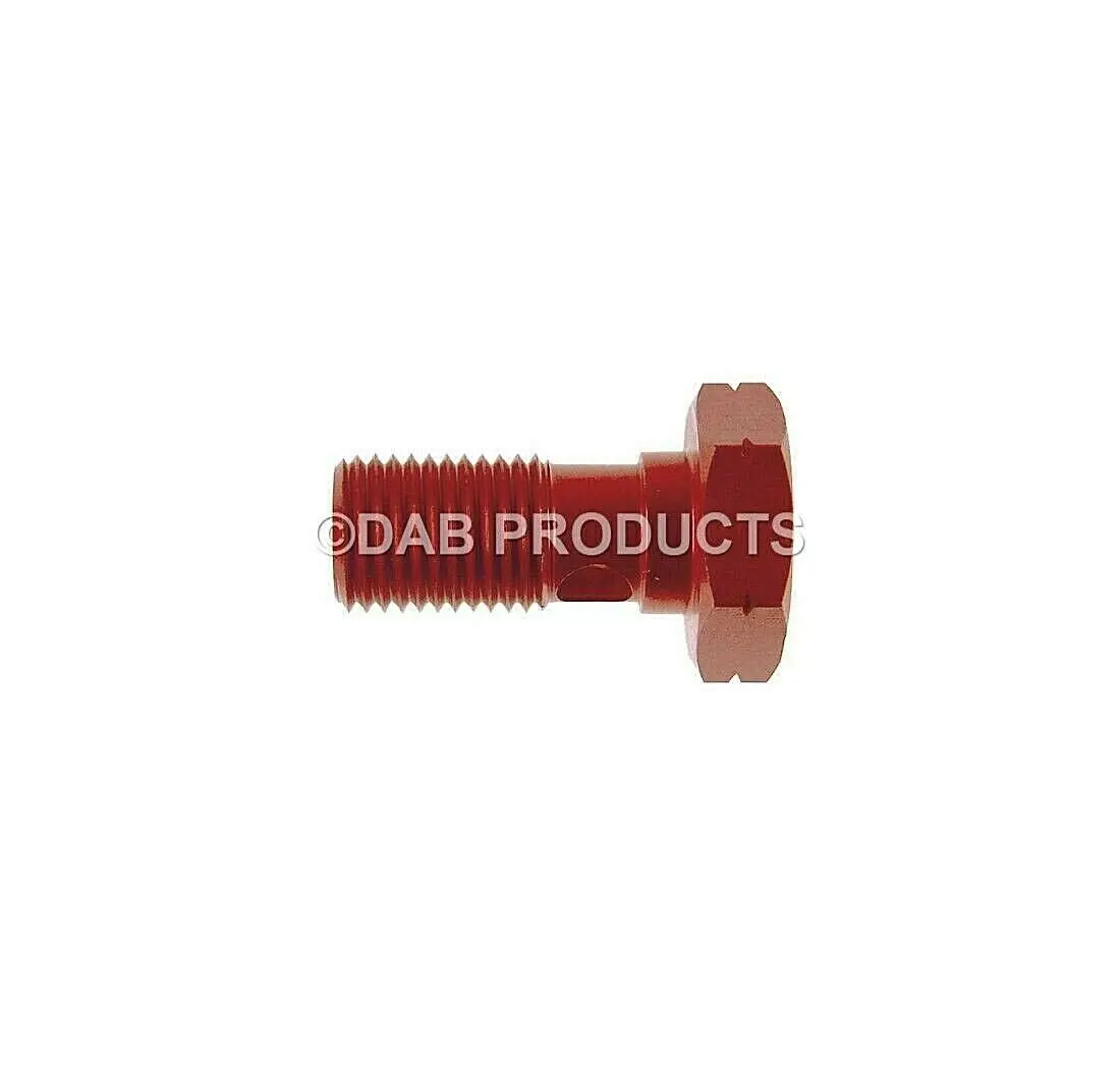 Dab Products Red Banjo Bolt M10 X 1 1