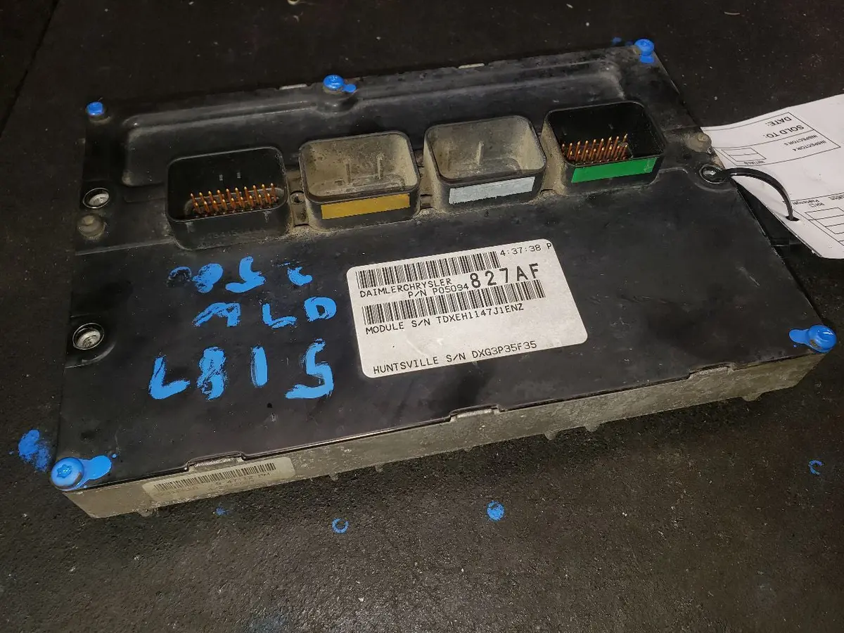 2007 Dodge Ram 2500 Transmission Control Module (Tcm). Part Number 05094827Af 1