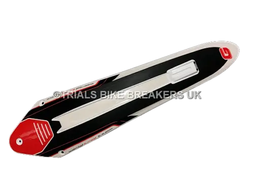 Genuine 2011> Gas Gas Pro Gp Racing Rear Mudguard Fender White With Sticker 1