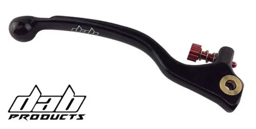 Dab Products Performance Trials Ajp/Braktec Front Brake Lever & Adjuster Blk/Red 1