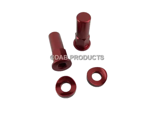 Dab Products Rim Lock Nuts & Washers Kit Red Beta Fantic Bsa Trs Montesa Aerial 1