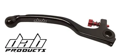 Dab Products Performance Trials Grimeca Brake Lever & Adjuster Black/Red Beta 1