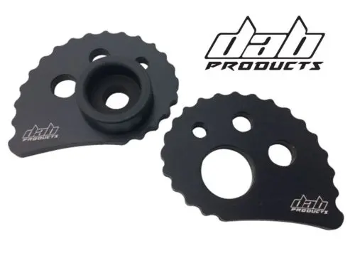 Dab Products 2006-2014 Gas Gas Txt Pro 20Mm Rear Axle Snail Cams 1Pr Black 1