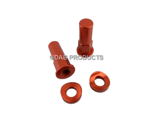Dab Products Rim Lock Nuts & Washers Kit Orange Fantic Bsa Trs Montesa Aerial 1