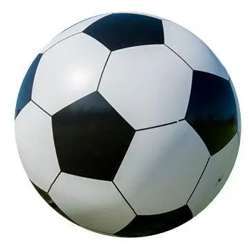 White Soccer Ball Inflate 16 Inch 1
