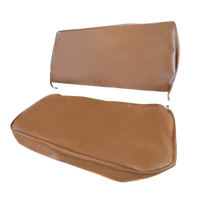 New 2 Piece Vinyl Bench Seat Cover Set - Brown - N2pbsc-Brn 1