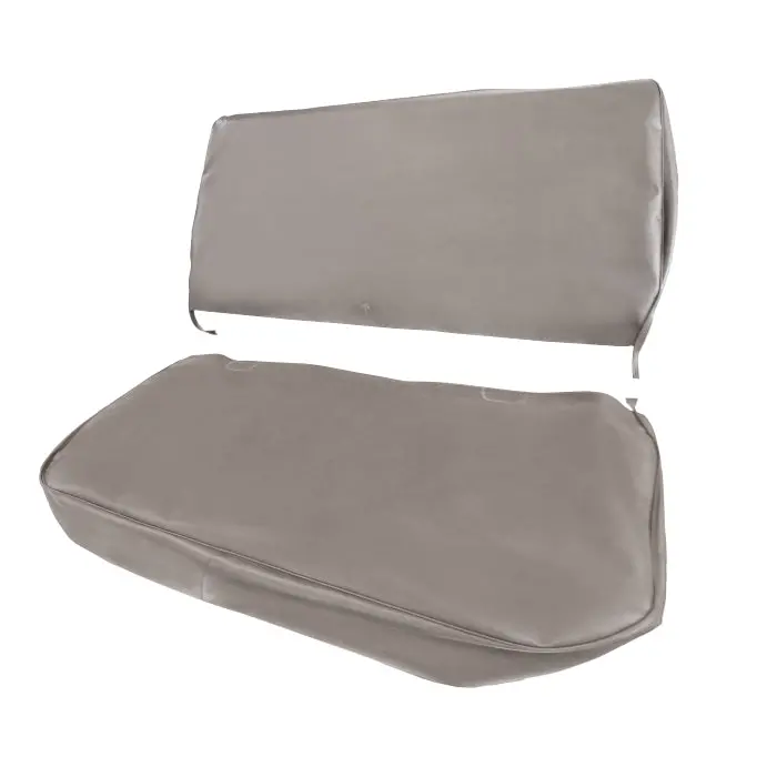 New 2-Piece Vinyl Bench Seat Cover Set - Gray - N2pbsc-Gry 1