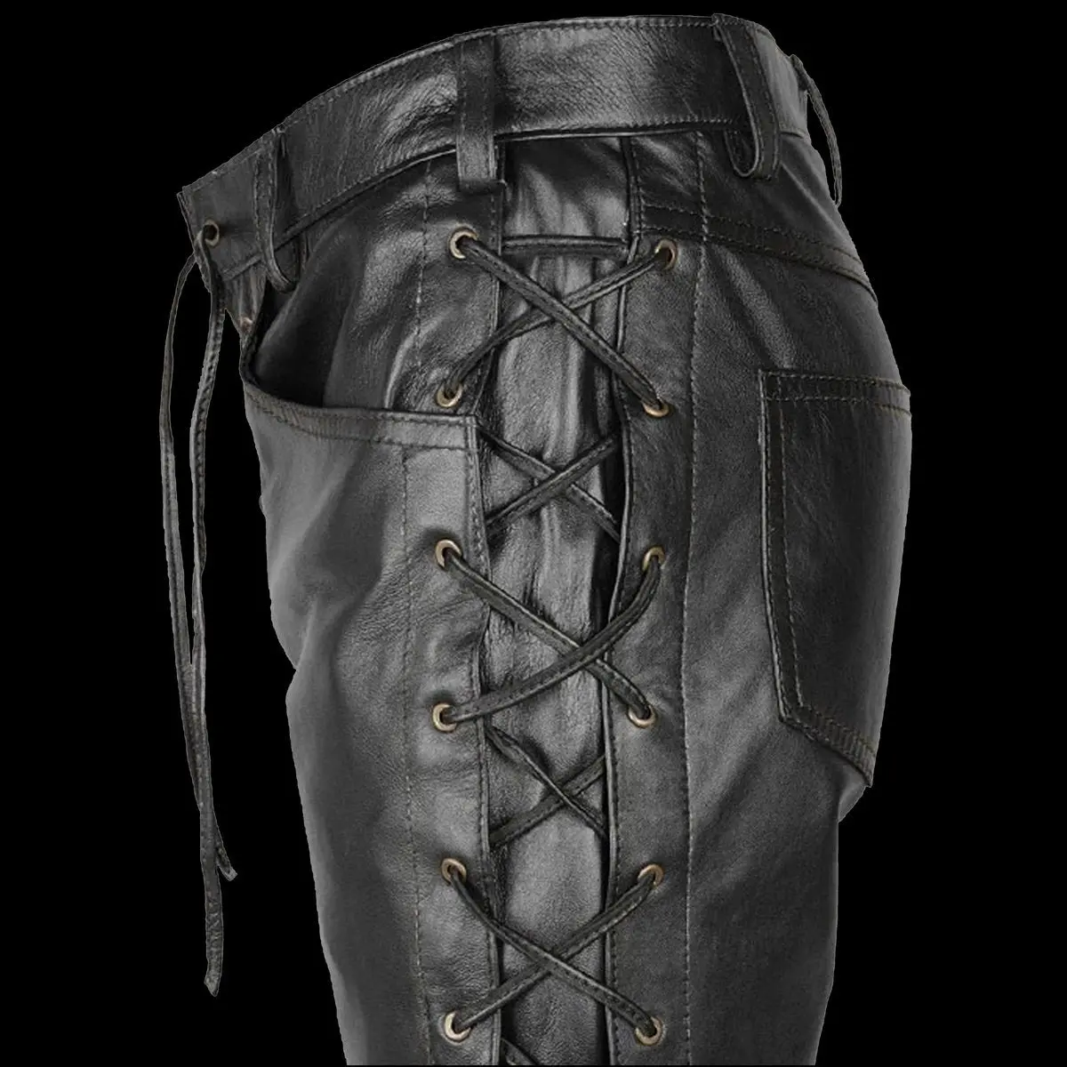 <B>Rockstar Riding Pants</B><Br>Leather, Armored Option 1