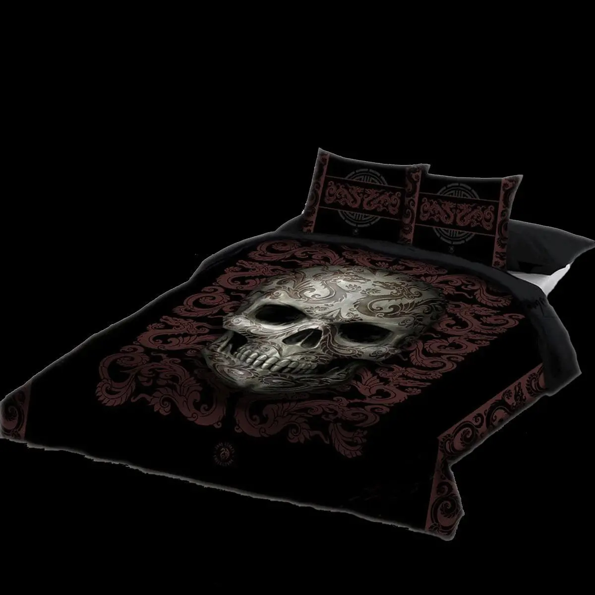 Skull Duvet Cover Set Dbl 1