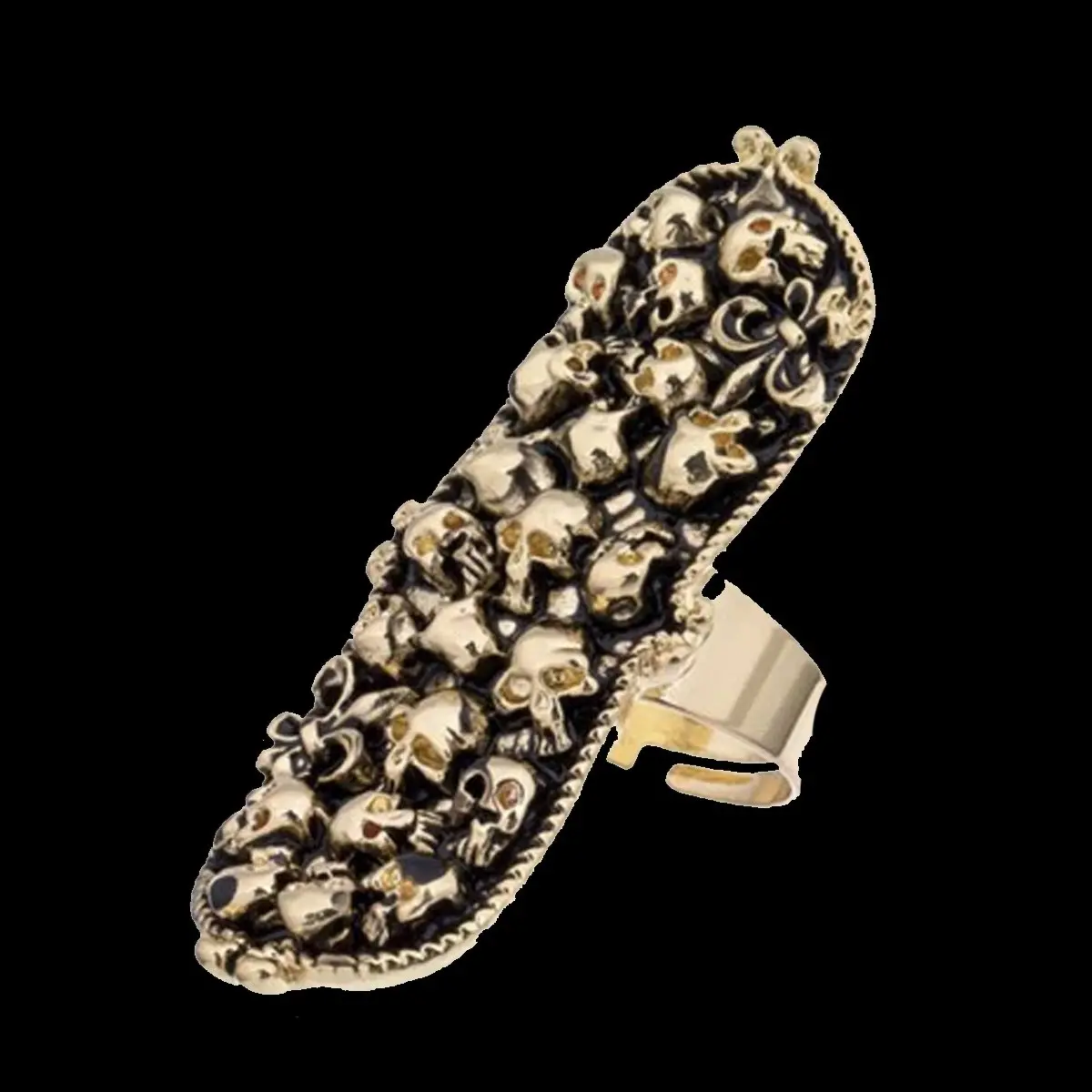 Skulls Knuckle Ring 1