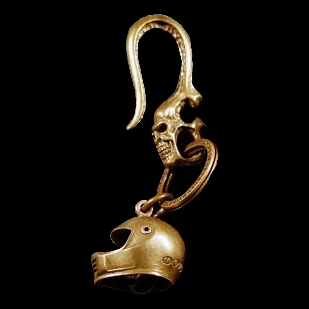 Skull Guardian Bell & Keychain Pendant 1