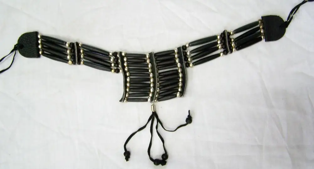 Small Indian Style Buffalo Bone Breast Chest Plate 2