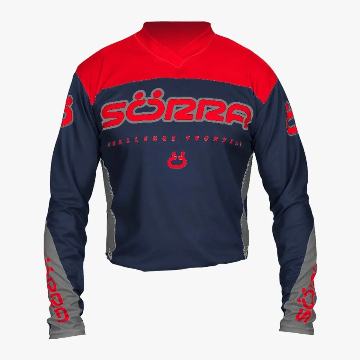Sorra Trials Jersey Navy/Red 1