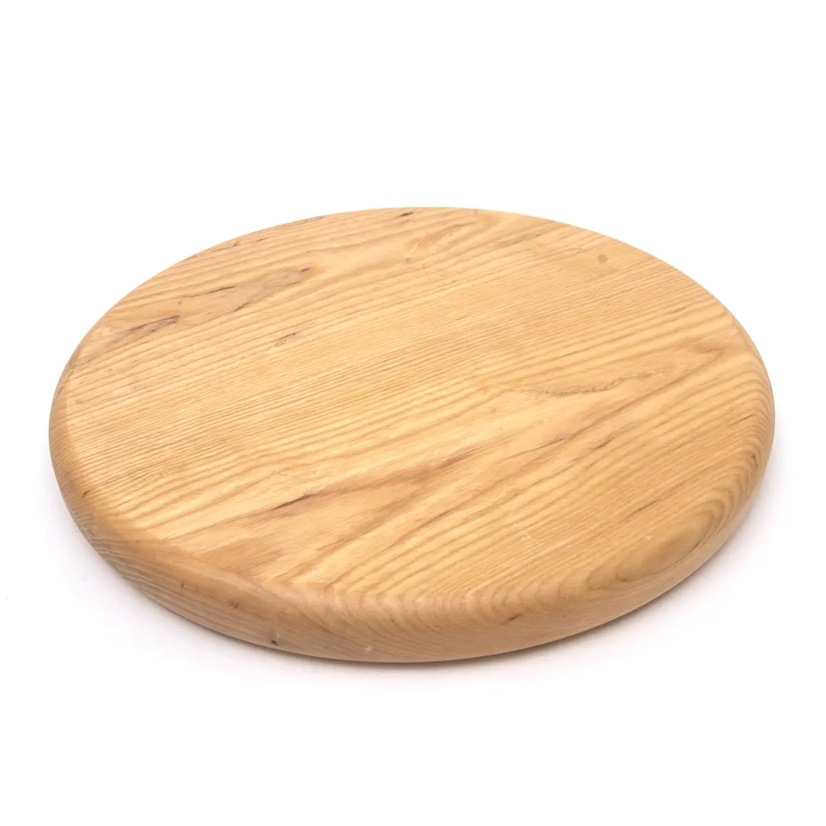 Solid Oak Stool Top 1